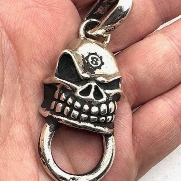 STARLINGEAR Puncher Slickster Pendant Sterling Silver 68 Grams New w/pouch - Picture 1 of 12
